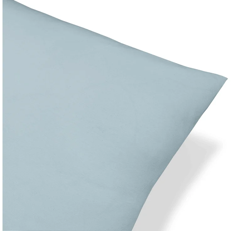 biberna Feinjersey-Kissenbezug, 2-teilig, bläulich, 40x40 cm – Bild 2