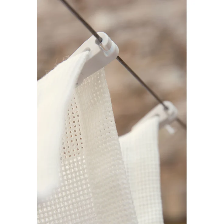 Sonnensegel Lysel Netty weiß (BxH) 80 x 360 cm – Bild 3