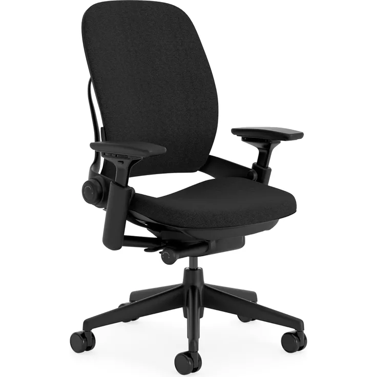 Steelcase Leap Bürostuhl mit Bezug in Onyx Schwarz