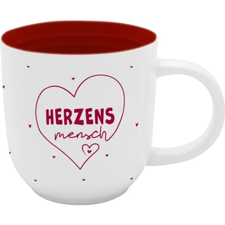Tasse Kaffeetasse Kaffeebecher 50cl Geschenk Weihnachten Sheepworld HERZEN 51194 – Bild 2