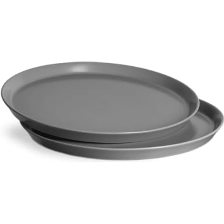 Springlane Geschirr-Set Sweet Scandi, Keramik, in verschiedenen Ausführungen und Sets, 2 Personen, Keramik, 2er-Set Teller Ø 27cm, spülmaschinen-, backofen- & mikrowellengeeignet – Bild 2