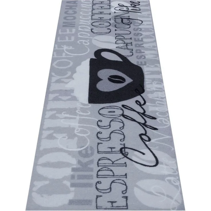 HANSE Home Küchenläufer I Like Espresso, rechteckig, Höhe: 3 mm, Läufer, Rutschfest, Küchenteppich, Küche, Teppich, Pflegeleicht