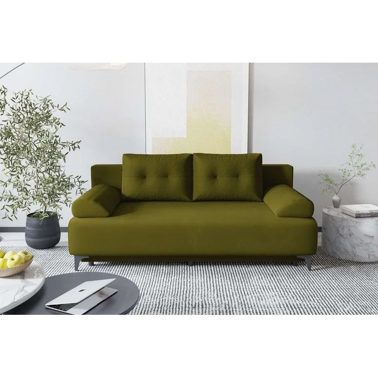 99rooms 3-Sitzer Fiora, Sofa, Inkl. 2 Rückenkissen, 2 Armteilkissen, mit Rundumbezug – Bild 5