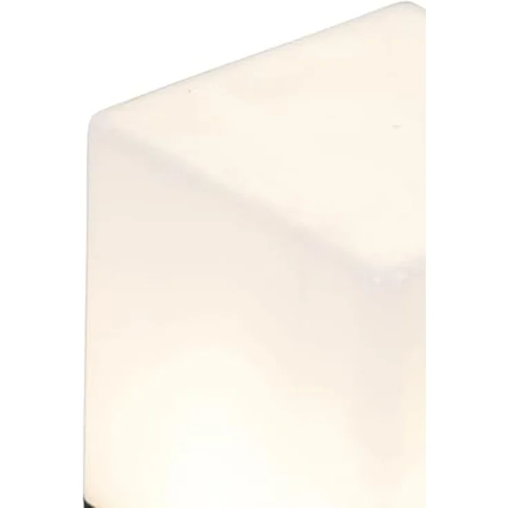 Qazqa Modern Pollerleuchte Denmark, Wegeleuchte für Außen, Weiß, max. 15W, geeignet für LED, 30cm, IP44, dimmbar, Rechteckig – Bild 3