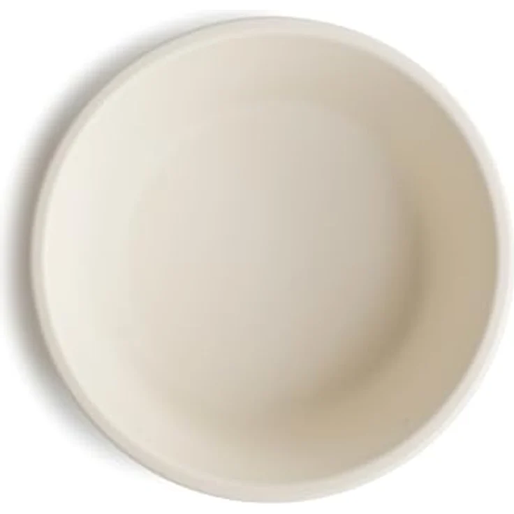 Mushie Silikon Schüssel mit Saugring ivory – Bild 3