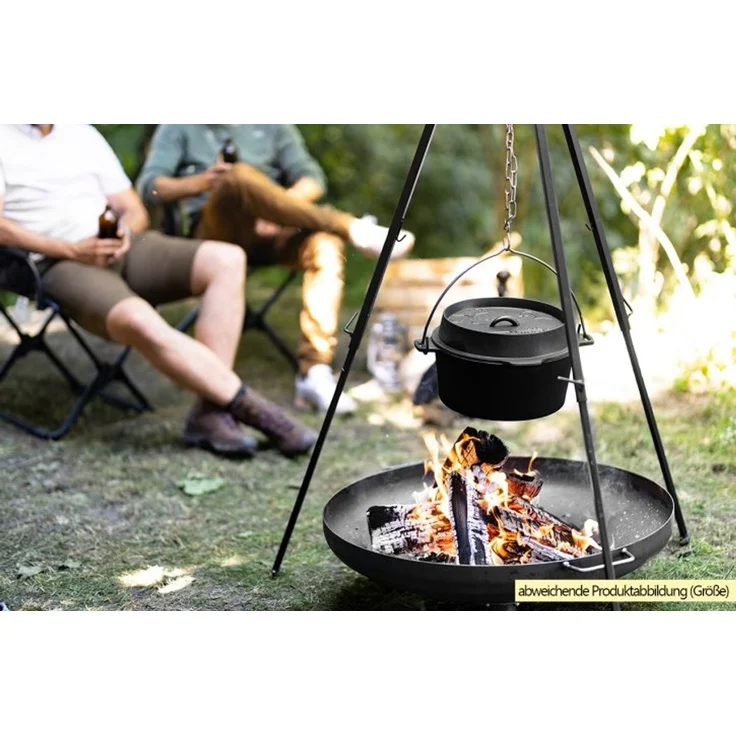 Grillfürst Feuerschale 90 cm aus Stahl – Bild 3