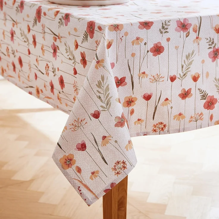 Catherine Lansfield Tischdecke aus Baumwolle, Motiv: Ernte, 137x229 cm, naturfarben – Bild 2