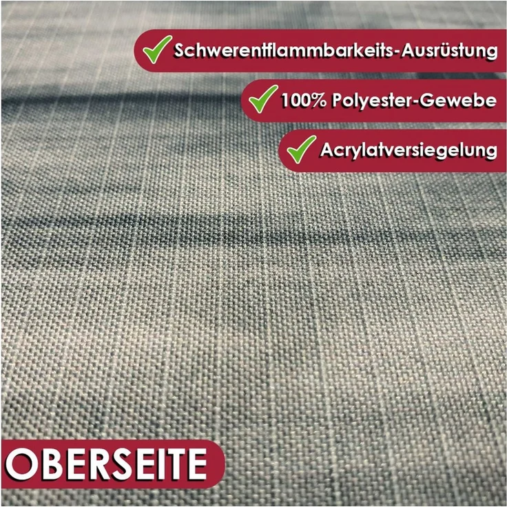 DecoHomeTextil Heimtextilmanufaktur Fußmatte Grillmatte Bodenmatte 75x120 Anti-Rutsch-Funktion – Bild 1