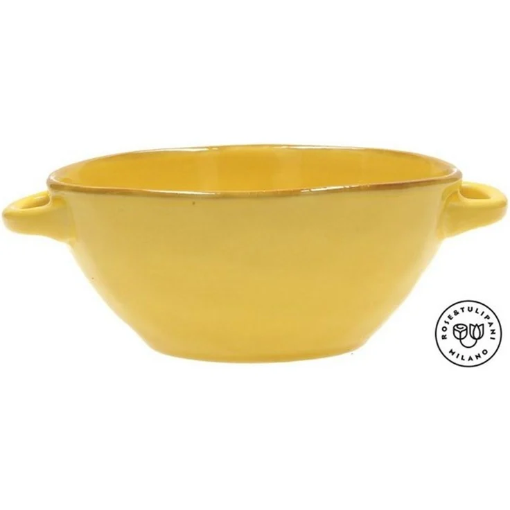 Suppenschüssel mit Henkel 15 cm Concerto Ocra – Bild 4