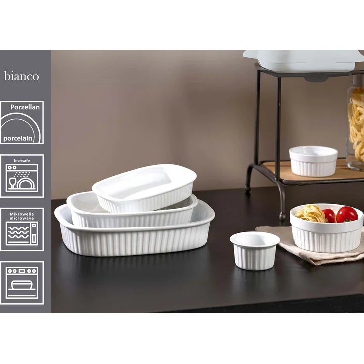 Ritzenhoff & Breker Bianco Auflaufformen-Set rund 8-teilig – Bild 2