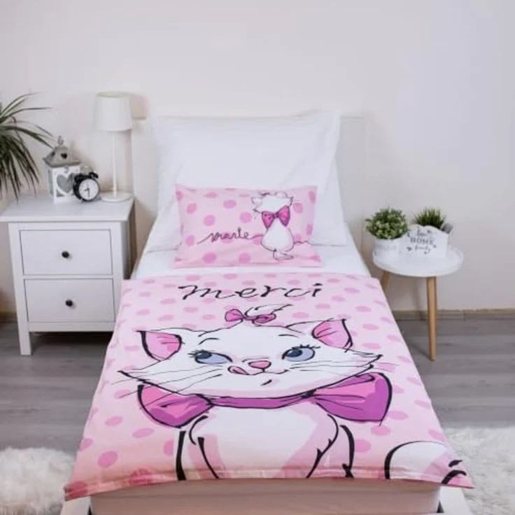 Aristocats Cat Marie Baby Bettwäsche Set 100x135 cm 100% Baumwolle – Bild 2
