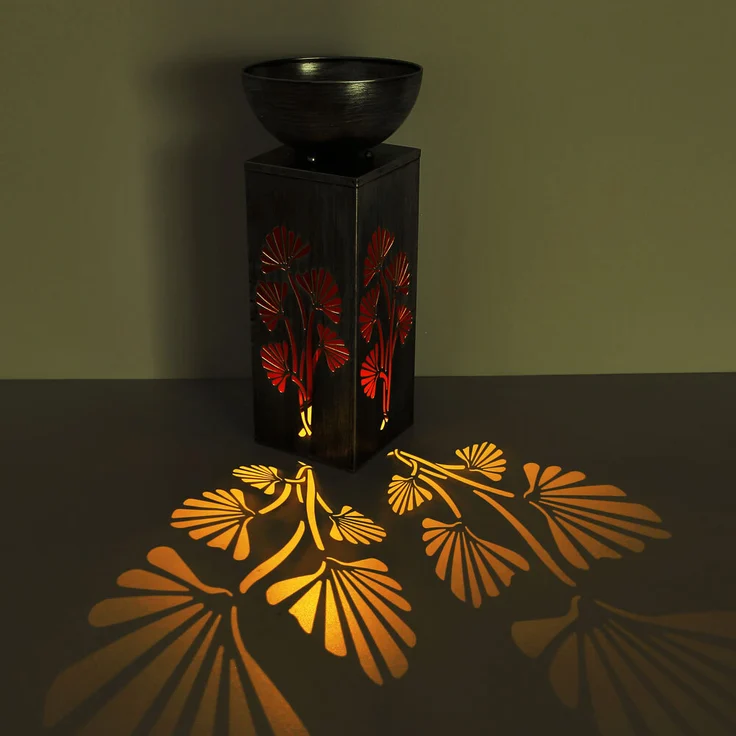 LED Solarleuchte, abnehmbare Pflanzenschale, Höhe 59 cm – Bild 10