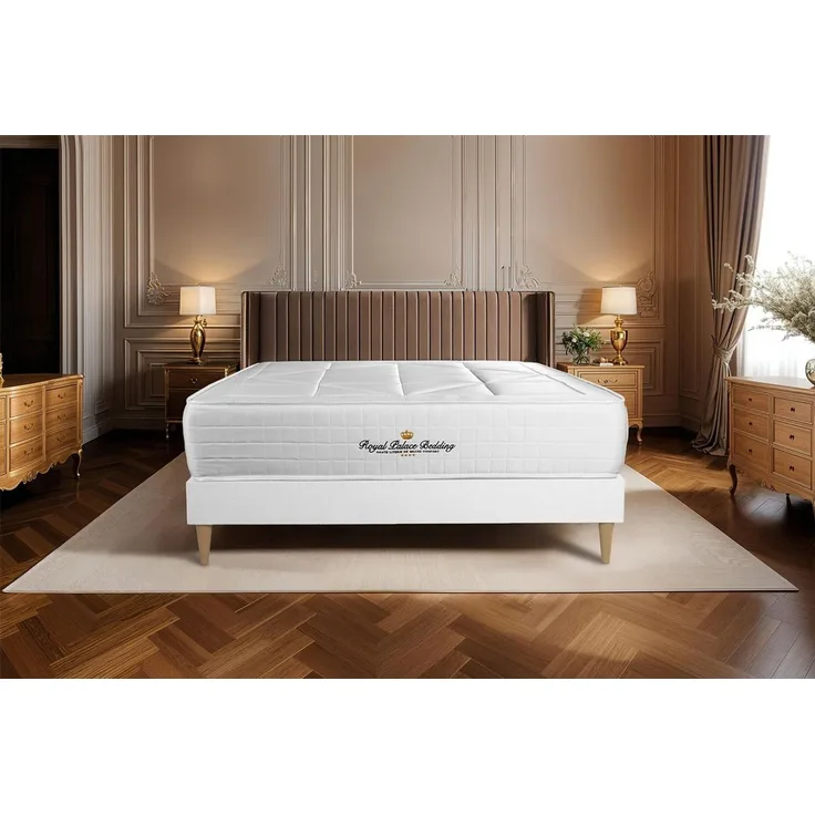 Matratze Windsor 135x200 cm, Memory-Schaum und Taschenfeder, Härtegrad 2, Höhe : 26 cm, 5 Komfortzonen