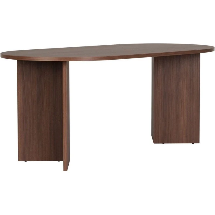 Elegant Walnut Dining Table, 180 x 75 x 89.5 cm | 100% Melamine Coated Particle Board, 25 mm Thick | Perfect for Modern Dining Spaces – Bild 3