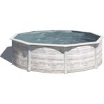 Finlandia Stahlwandpool Rund - 460 x 120 cm