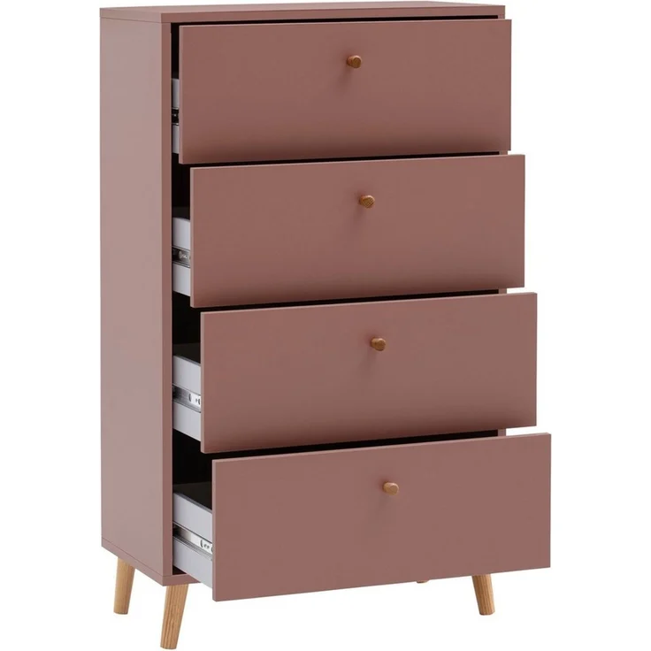 Schildmeyer Kommode Bjarne 160564, Mauve, 60,1 x 33 x 101,3 cm – Bild 2