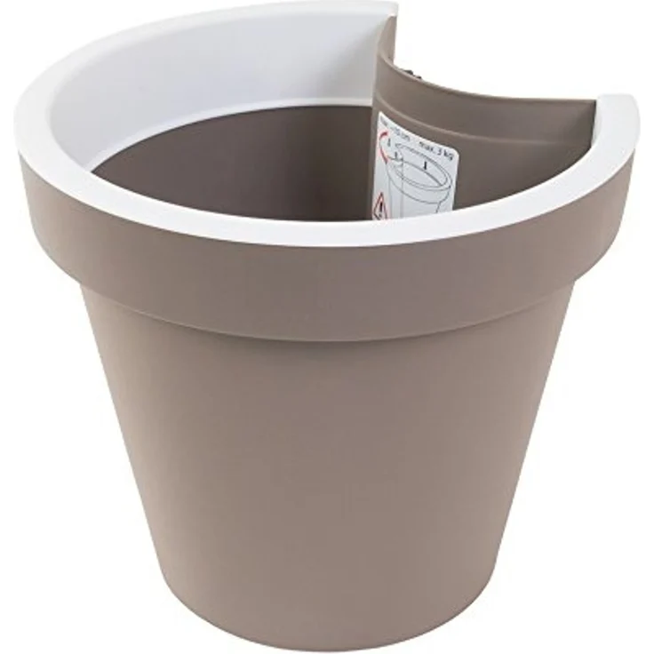 Regenrohr-Pflanztopf Blumentopf für Fallrohr Pflanzengefäß Dachrinne Gartendeko – Bild 5