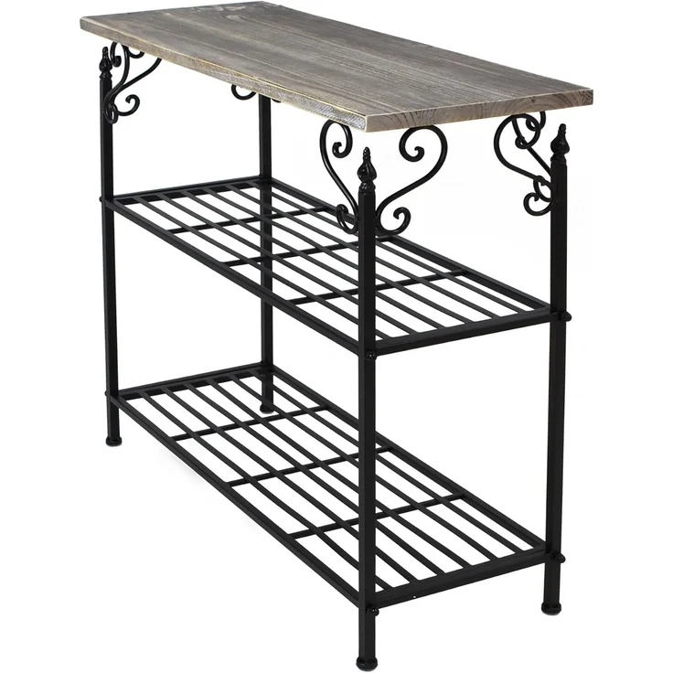 Metallregal "Bordeaux" Standregal Ablageregal Bücherregal Terrassenregal – Bild 5