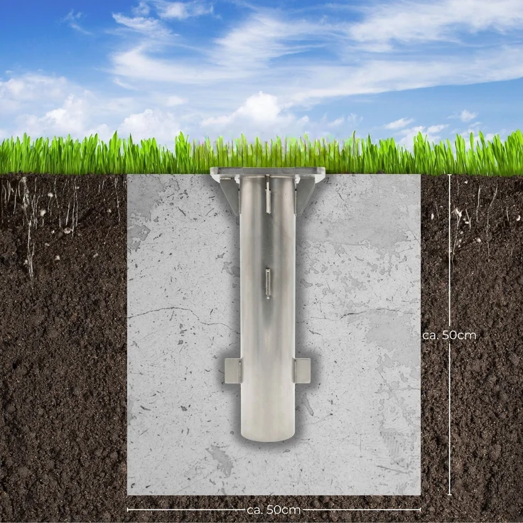 osoltus Bodenanker deluxe Universal zu Rhodos , KOS verzinkt – Bild 4