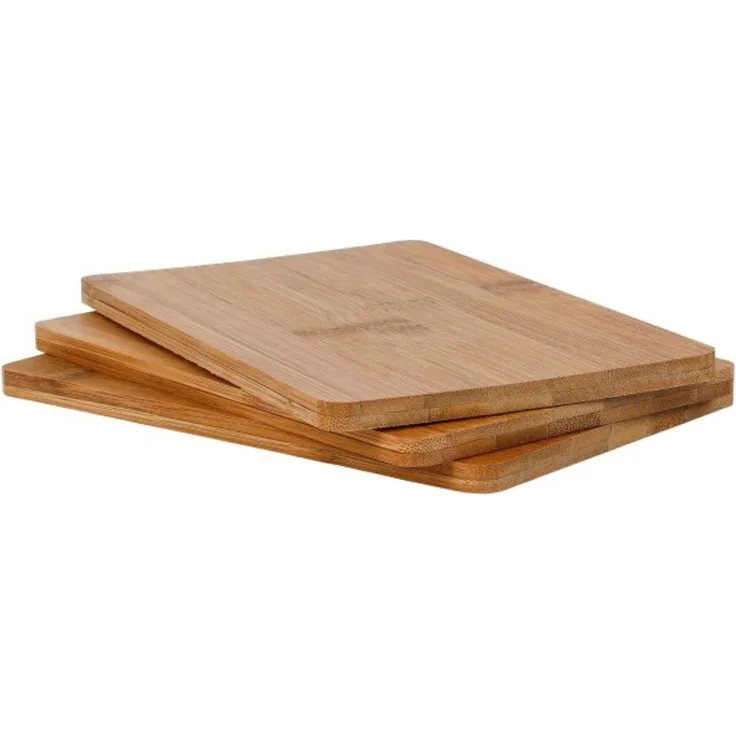 3er Set Holzbrettchen aus Bambus - praktisch & vielseitig