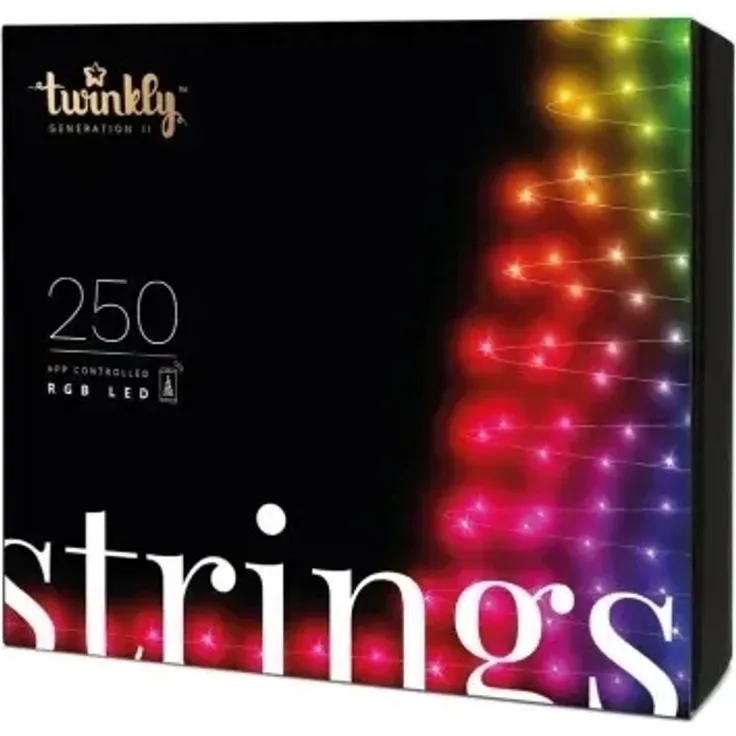 Twinkly Strings Lichterkette 250 Mehrfarbig RGB - 20 Meter - 250 LEDs