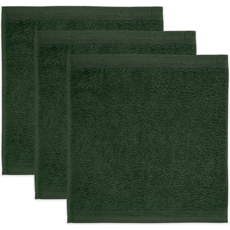 Möve Superwuschel Seiftuch 30x30 cm aus 100% Baumwolle, Cypress 3er Set – Bild 4
