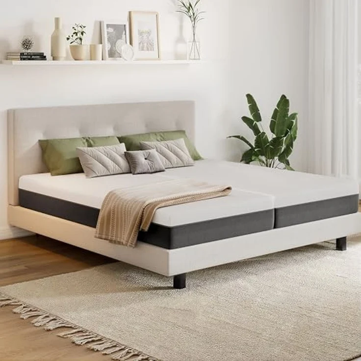 EGO HOME Matratze 180x200 cm 20 cm Hoch H3 Kaltschaummatratze mit 3-lagigem Kaltschaum & Beidseitig nutzbar - Druckentlastend, Punktelastisch, Atmungsaktiv, Rückenschonend, Öko-Tex Zertifiziert – Bild 3