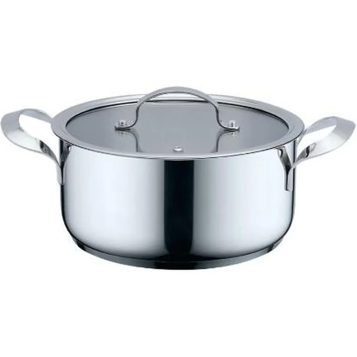 Topf mit Deckel Haeger PA-18H. 001A Beige Grau Ø 18 cm – Bild 1