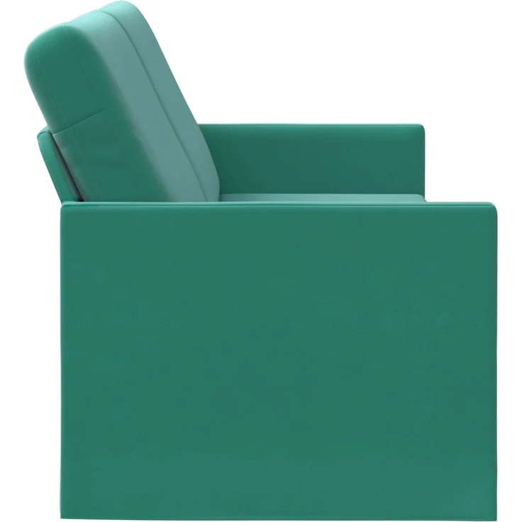 vidaXL 3-Sitzer Sofa Türkis 190 x 81 x 82 cm Samt (V) 42041130 – Bild 3