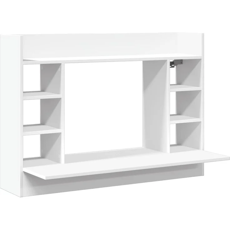 vidaXL Wand-Schreibtisch Weiß 105x48x75 cm Holzwerkstoff 847968 – Bild 1
