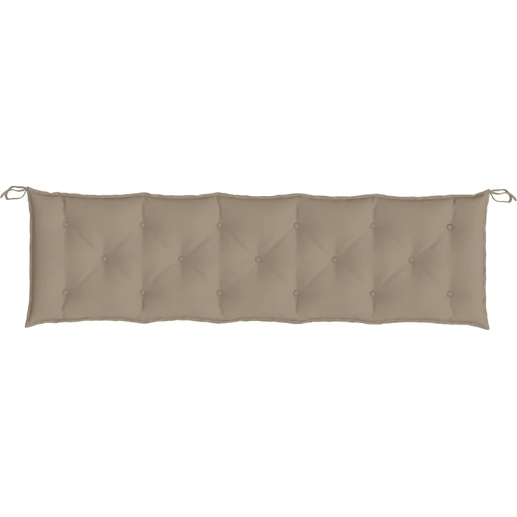vidaXL Gartenbank-Auflagen 2 Stk. Taupe 180x50x7 cm Oxford-Gewebe 361724 – Bild 5