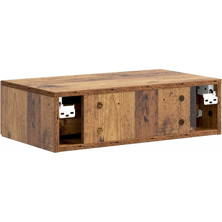 vidaXL Wandmontierter Beistelltisch Altholz 59 x 34,5 x 17 cm 899003 – Bild 6