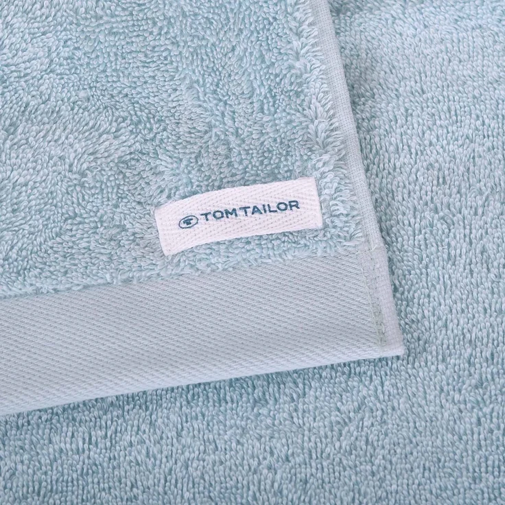 TOM TAILOR Handtuch, 4er Pack - Color Bath Towel, Frottier, Baumwolle Hellblau 50x100cm – Bild 2