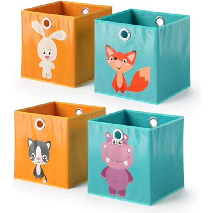 Faltbox Orange/Blau 30 x 30 cm 2er Set Vicco – Bild 9