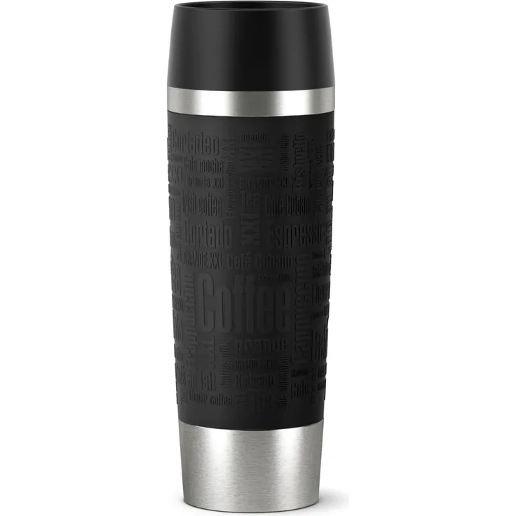 EMSA 'Grande Thermal Travel Mug', schwarz, 0.5L