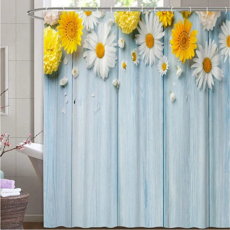 M&W DAS DESIGN Duschvorhang Shower curtains Anti schimmel Waschbar 180x200cm – Bild 2