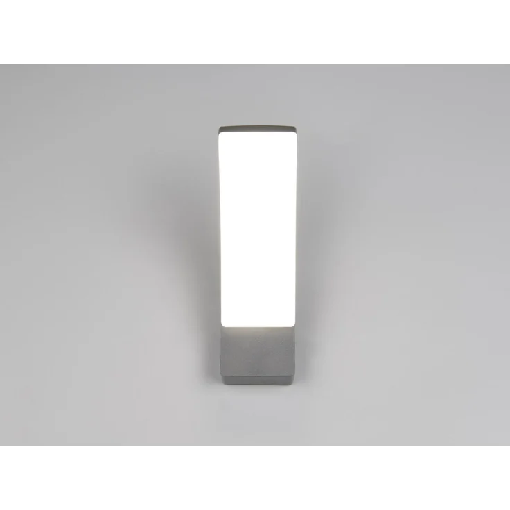 Moderne LED Außenwandleuchte BEJA aus Aluminium in Anthrazit, Höhe 22,5cm – Bild 8