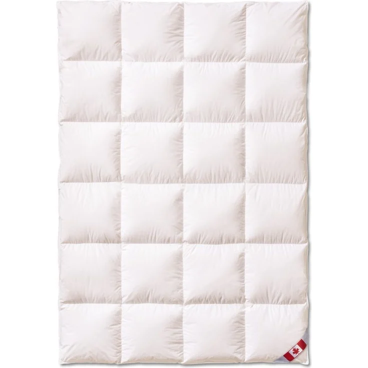 KÜNSEMÜLLER Daunenbettdecke Daunenbettdecke „Canada Ultra Warm“ mit 2,5 cm Innensteg, Füllung: 90% Daunen 10% Federn, Bezug: 100% Baumwolle, Allergikerfreundlich, angenehmes, temperaturausgleichendes Schlafklima – Bild 2