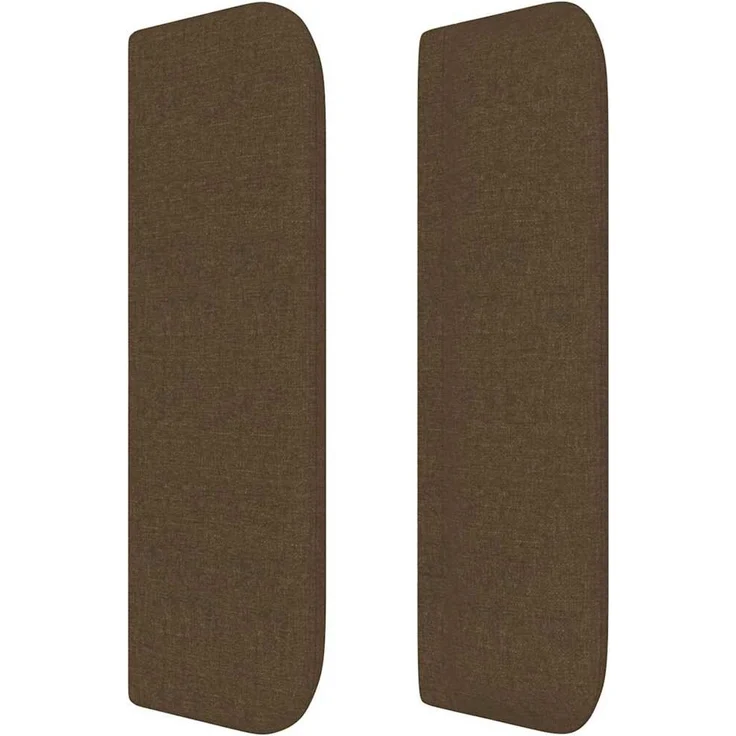 vidaXL Kopfteil mit Ohren Dunkelbraun 83x16x78/88 cm Stoff Braun (Art-Nr 3118745) – Bild 4