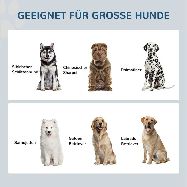 PawHut Futternapf erhöhter Fressnapf mit Schublade, Edelstahl, Braun 60 x 30 x 36 cm – Bild 3