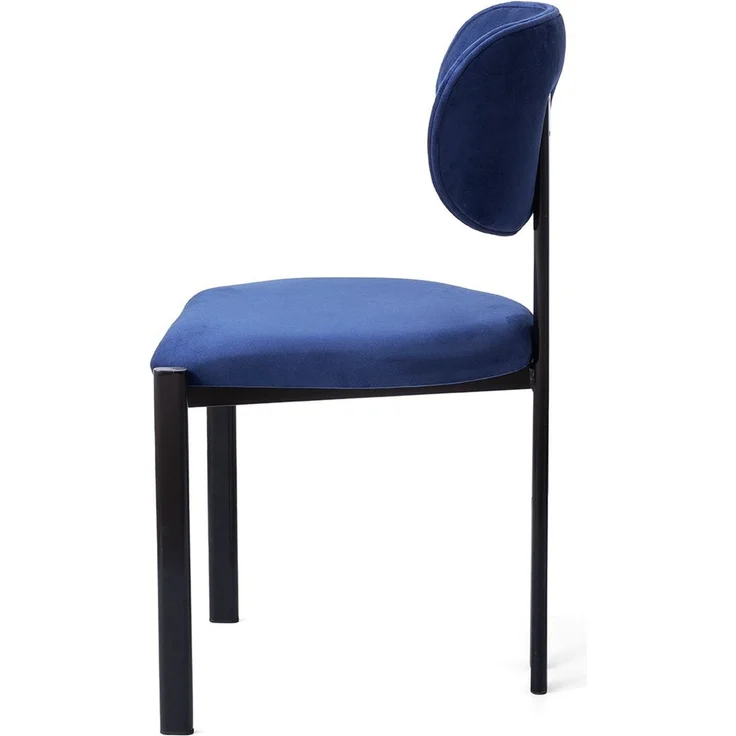 Skye Decor 'Muriz - 4967' Stuhlset (2-teilig), Marineblau / Schwarz, 43 x 83 x 47,5 cm – Bild 3