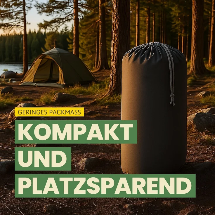 Reise Bettenset 2-tlg. Anthrazit/Hellgrau – Bild 3