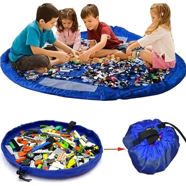 XXL Spielzeug Aufbewahrungstasche Spielzeugsack Aufräumsack Aufbewahrung Beutel Kinder Aufräumsack Spieldecke Spielzeug Speicher Tasche Aufbewahrung Beutel Spielzeugaufbewahrung