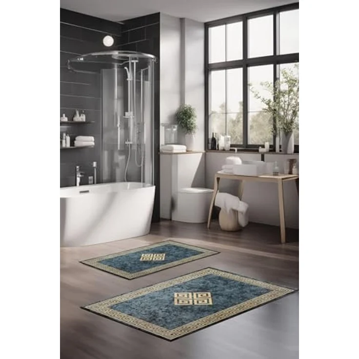 Mijolnir 'CT-5069' Badematten-Set (2-teilig), Mehrfarbig – Bild 1