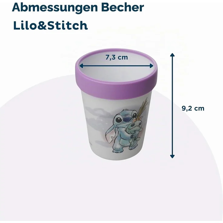 Disney Stitch Geschirrset – 3-teiliges Kinder-Set mit Anti-Rutsch-Boden – Bild 6
