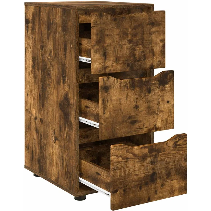vidaXL Aufbewahrungsschrank 40 x 48 x 81 cm Holzwerkstoff Räuchereiche 888872 – Bild 7