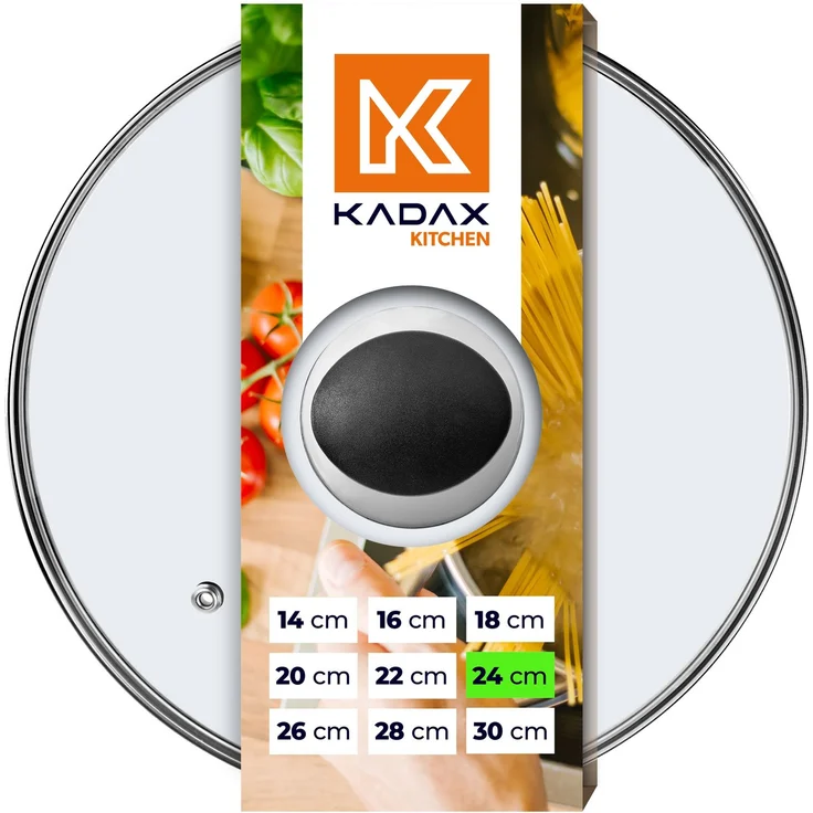 KADAX Deckel 24 cm Glasabdeckung für einen Topf – Bild 3