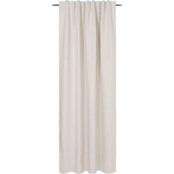 GÖZZE Fertigvorhang DARK creme BH 140x245 cm beige Gardine Flächenvorhang
