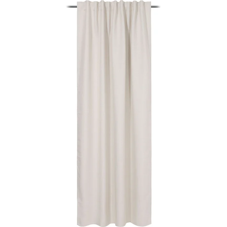 GÖZZE Fertigvorhang DARK creme BH 140x245 cm beige Gardine Flächenvorhang