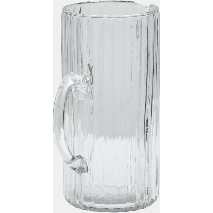 Mirabeau Wasserkaraffe Krug Solerón klar, Sommer, Outdoor, Gartenausstattung, Riffelglas – Bild 2